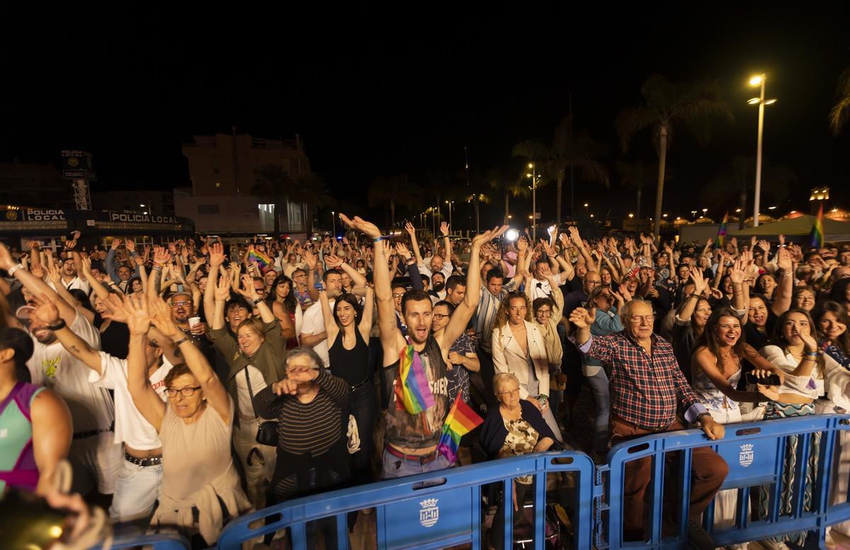 Una de las actividades LGTBI+ organizada en Gandia, en una imagen de archivo.
