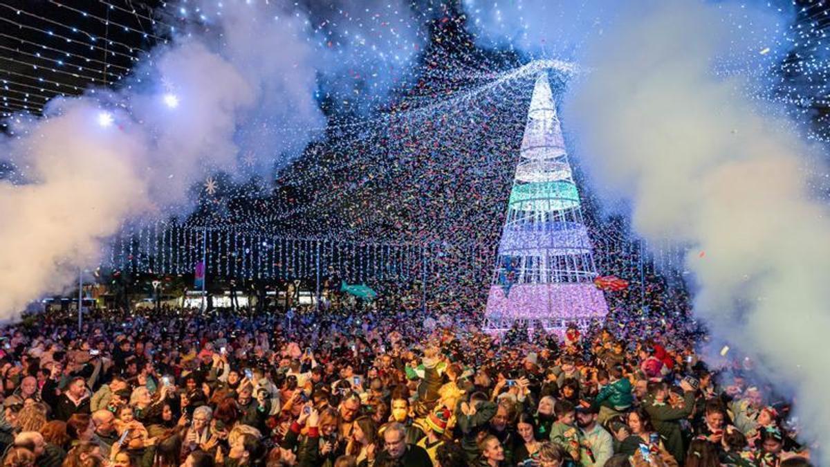 Imagen de archivo del encendido de luces de Navidad de Cornellà de Llobregat