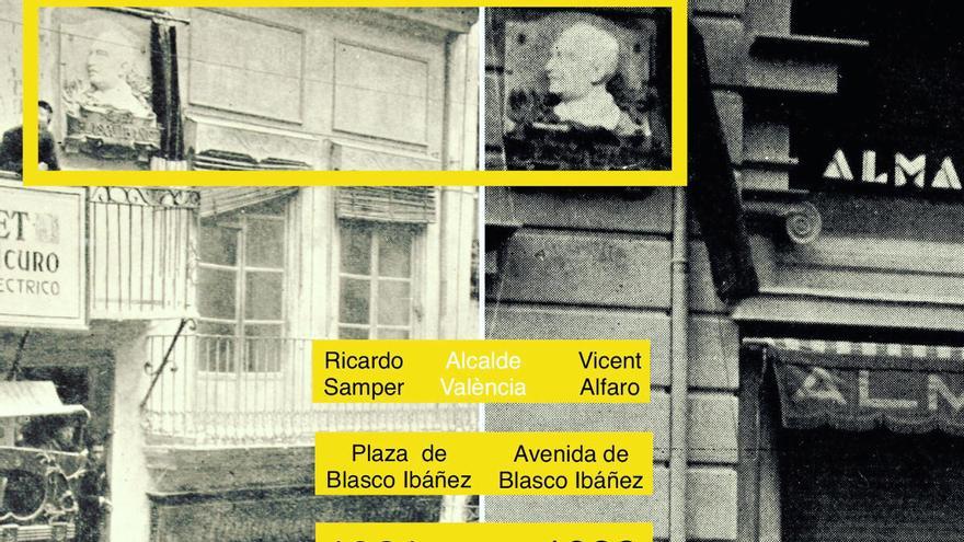 Vicent Alfaro inauguró la Avenida de Blasco Ibáñez y se adelantó 80 años a la Memoria Histórica