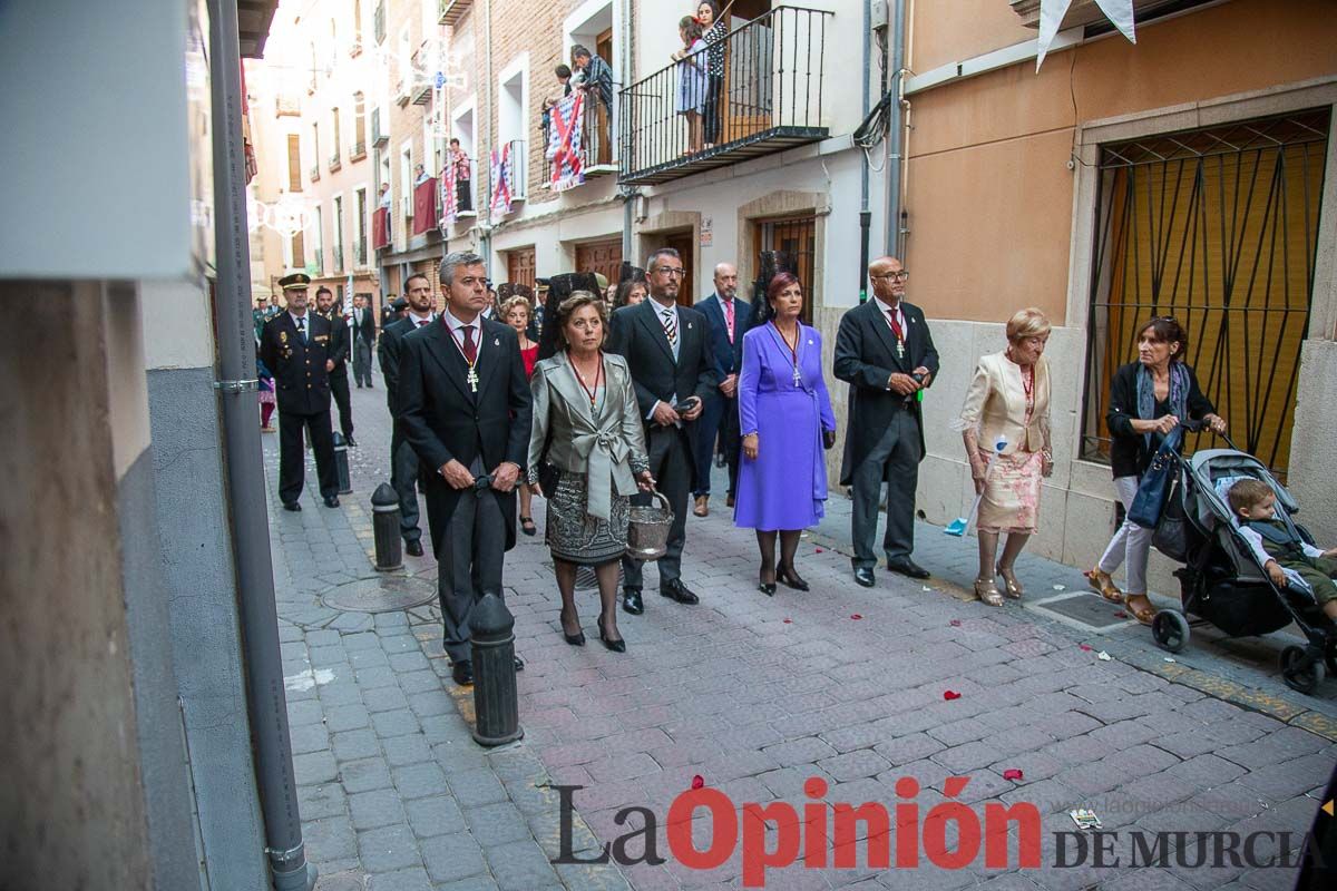 Procesión del Baño y parlamento en las Fiestas de Caravaca