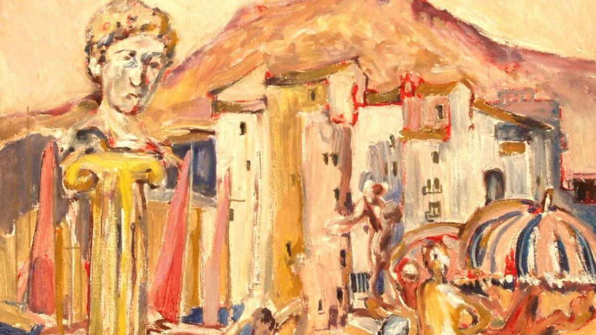 Parte de «Alegoría de Marbella», de Rodrigo Vivar.