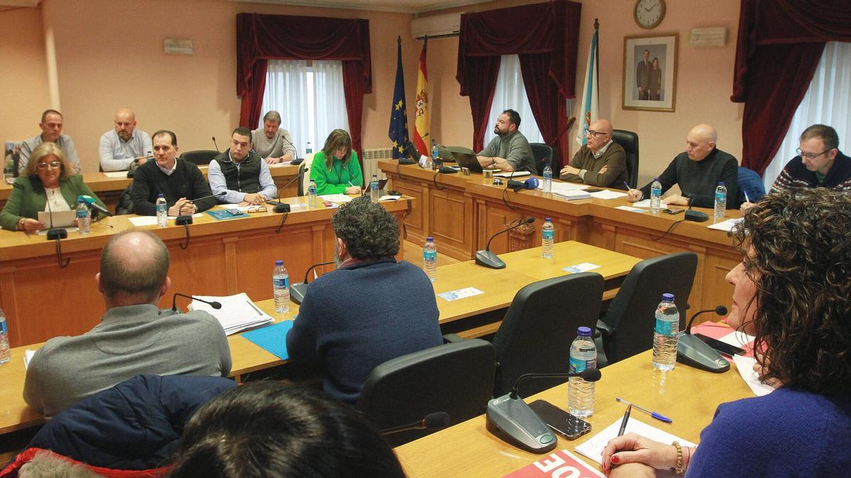 Un pleno del Concello de Barbadás.