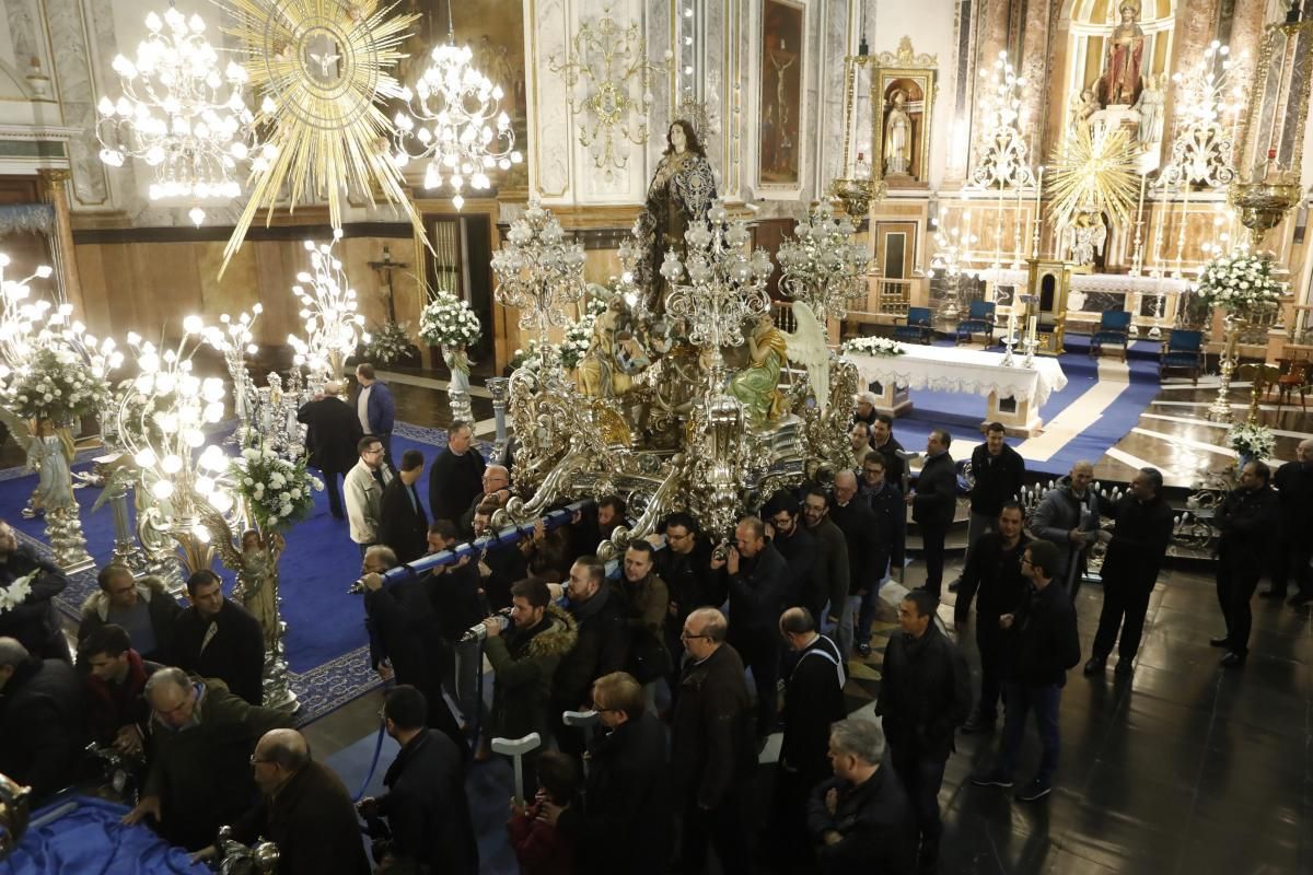 Procesión del farolet de las Purisimeras de Vila-real