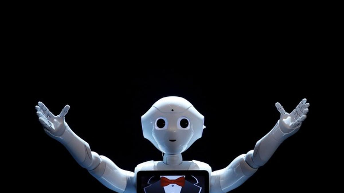 El robot Pepper, un androide capaz de expresar emociones.