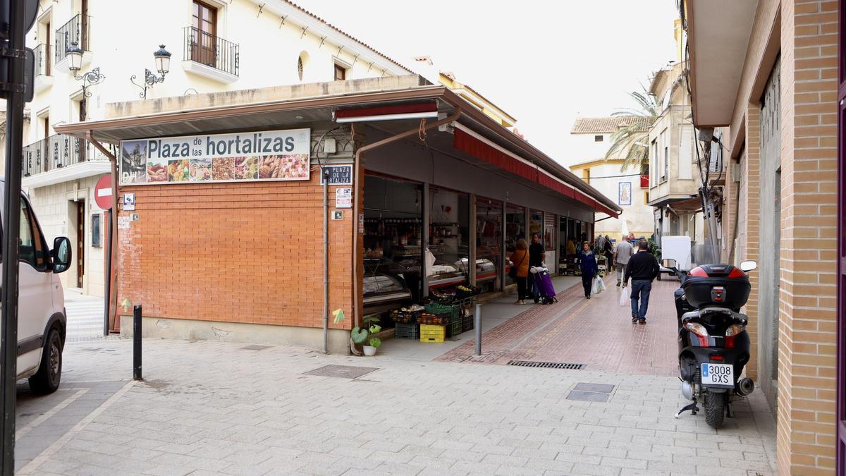 Antigua plaza de la hortaliza que será demolida para crear un bulevar hasta San Cristóbal.