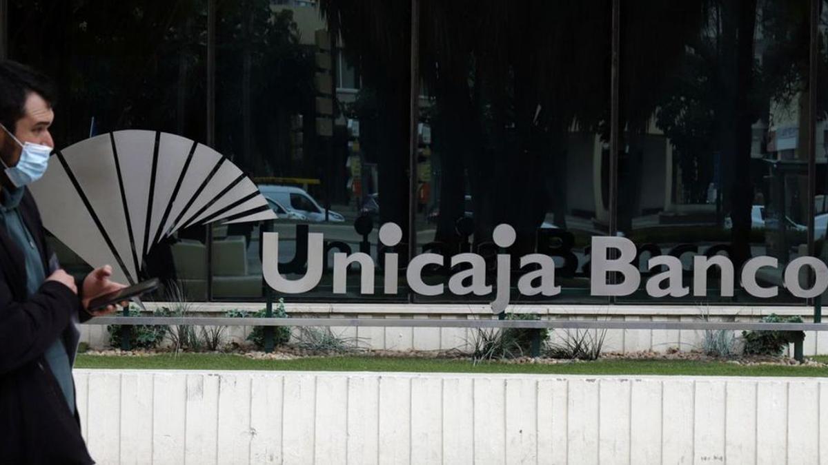La sede central de Unicaja Banco, situada en la avenida de Andalucía, en Málaga capital.