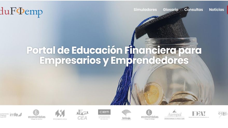 El Proyecto Edufinet de Unicaja estrena nueva web para su portal dirigido a empresarios y emprendedores