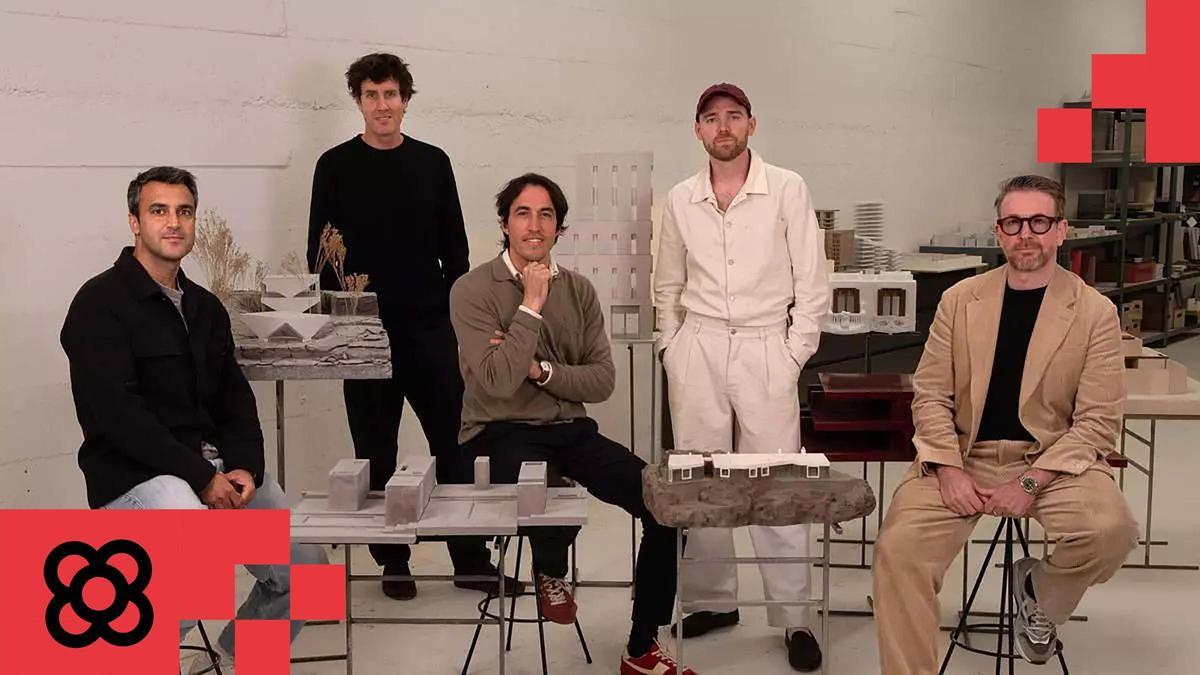 Marcos Parera, Jordi Espinet, Carlos Dimas, Benjamin Iborra y Jaime Font, CEOs del estudio de arquitectura Mesura
