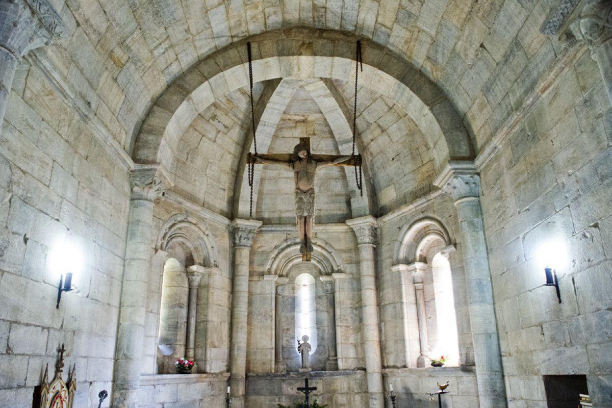 Interior de la iglesia.