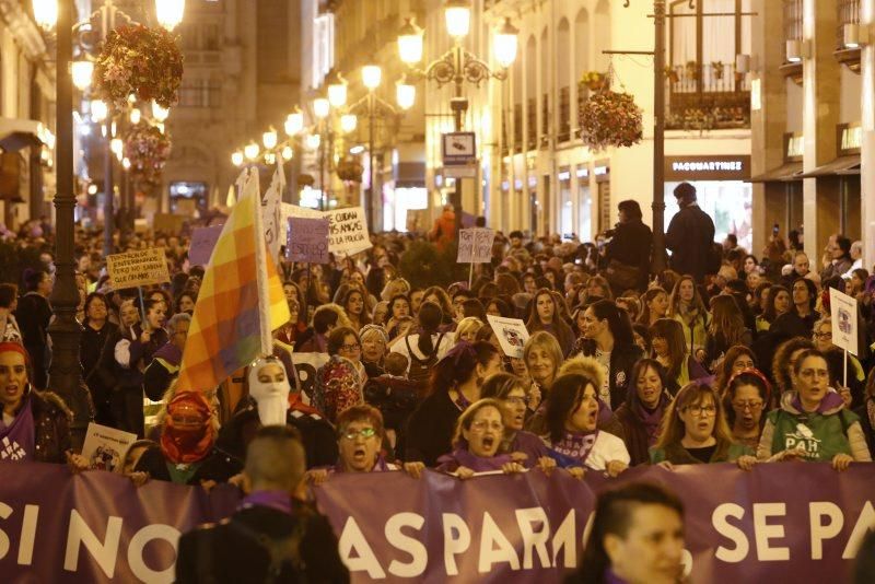 Fotogalería del 8-M en Zaragoza