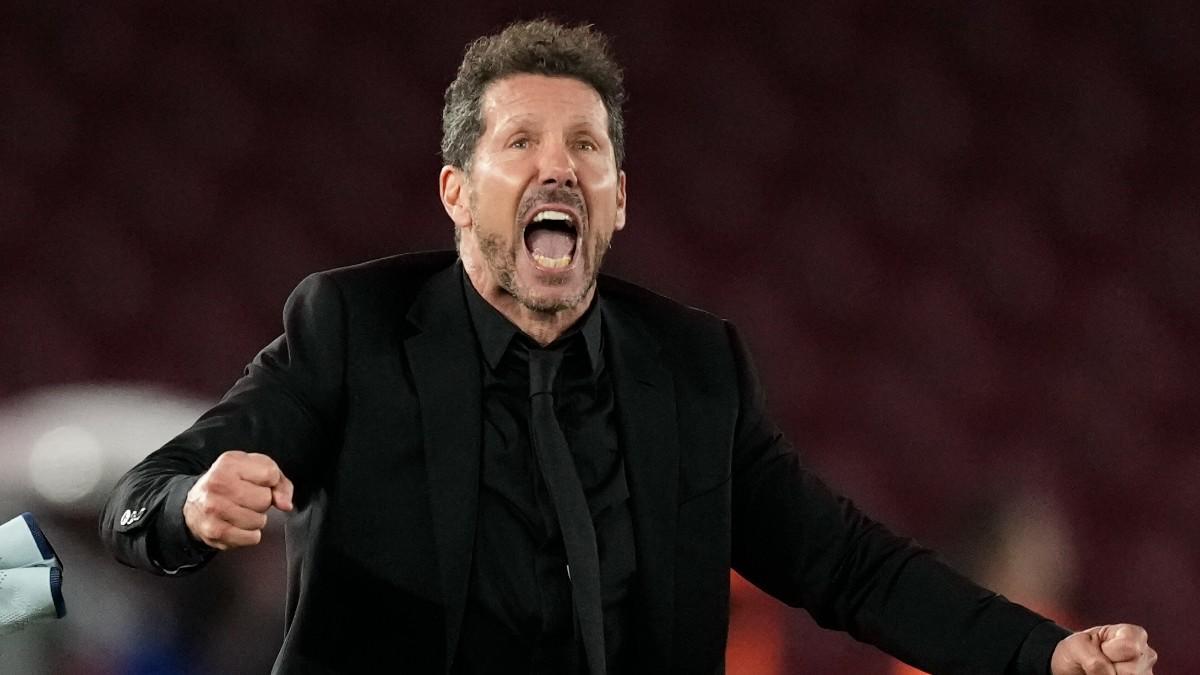 Simeone, tras conseguir el pase a la final de la Copa del Rey