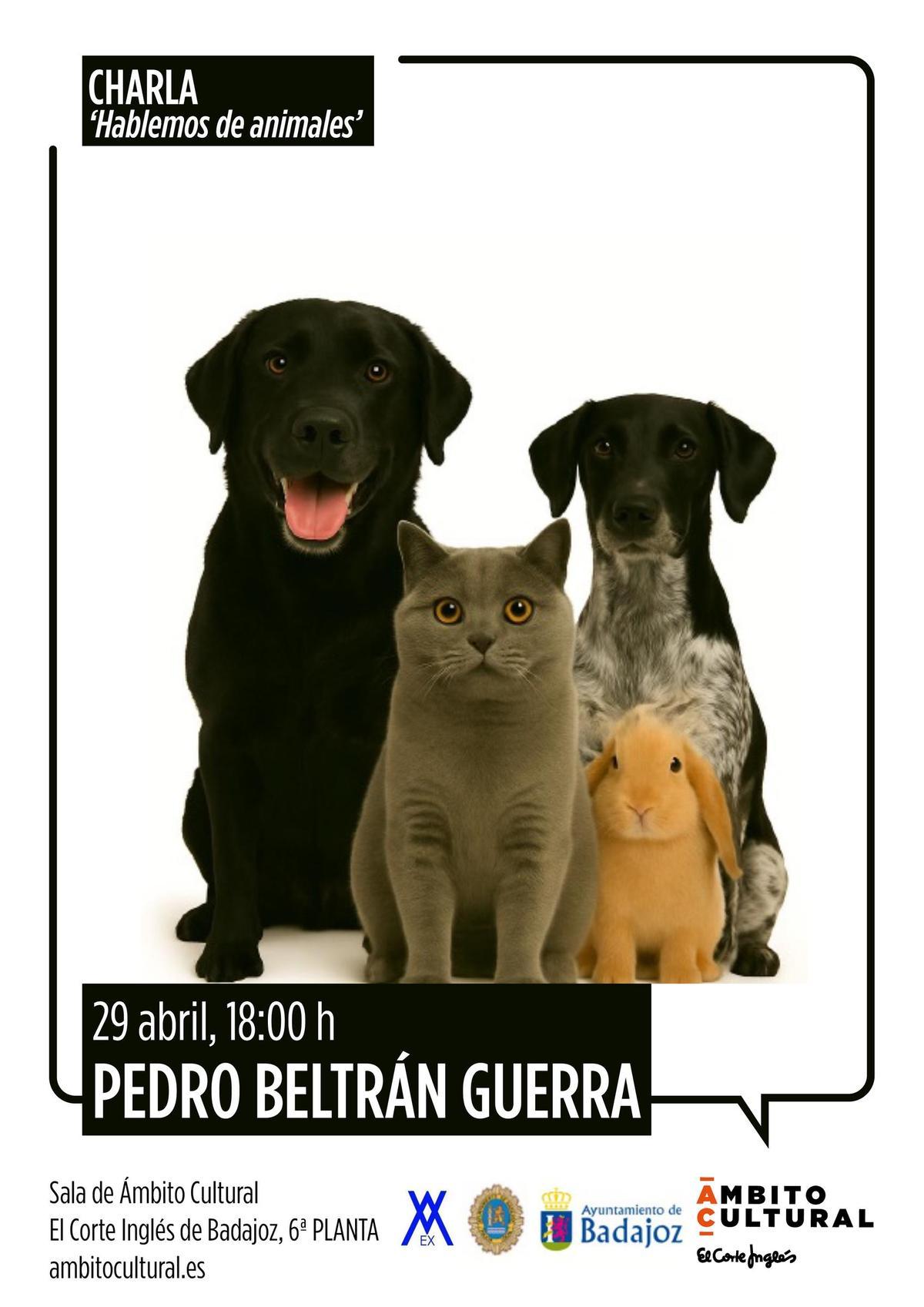 El cartel de la charla.