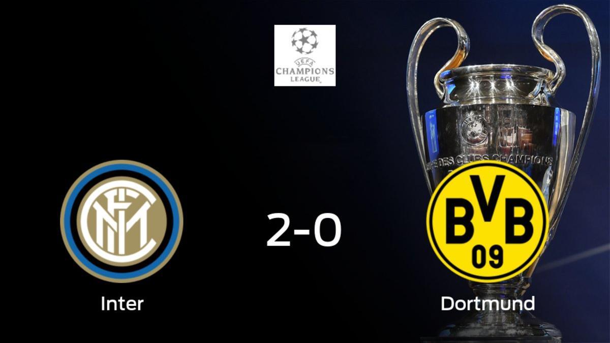 El Inter Milan gana 2-0 al Borussia de Dortmund en el Giuseppe Meazza