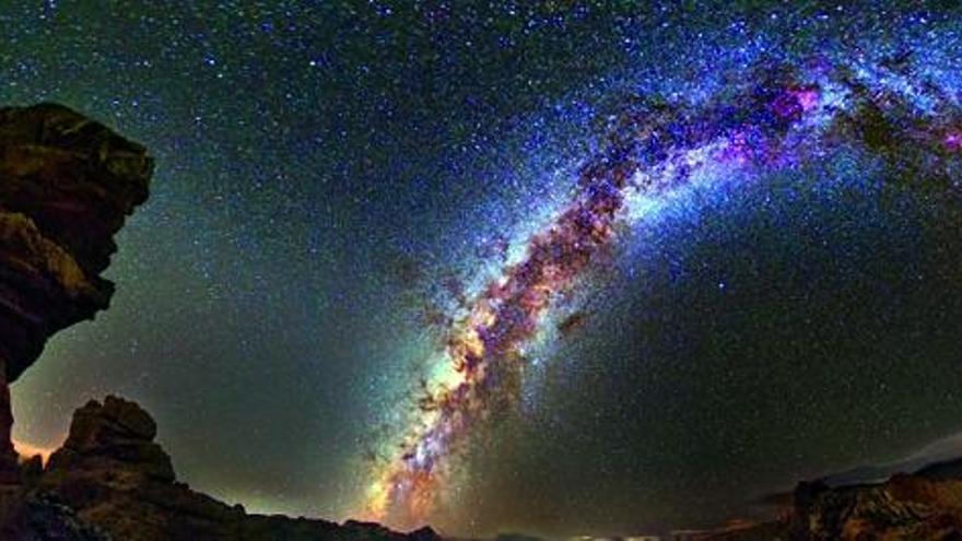 La Vía Láctea desde el Teide. AUTOR: Daniel López