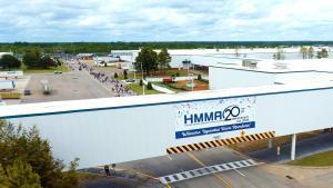 Fábrica de Hyundai en Alabama durante la celebración de su 20 aniversario en 2025.