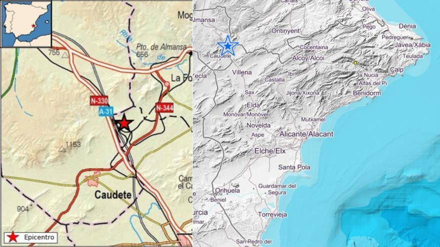 Segundo terremoto en las últimas horas en la provincia de Alicante