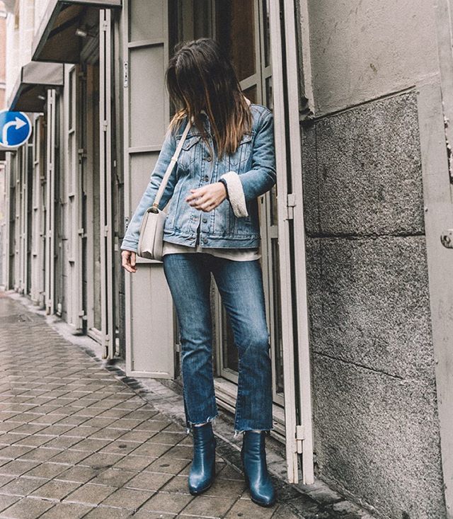Los cropped jeans de Sara de Collage Vintage