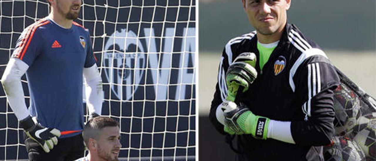 Mat Ryan, Jaume Doménech y Diego Alves, la muralla del Valencia.