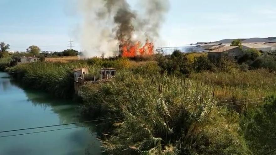 Incendio en Santa Quiteria