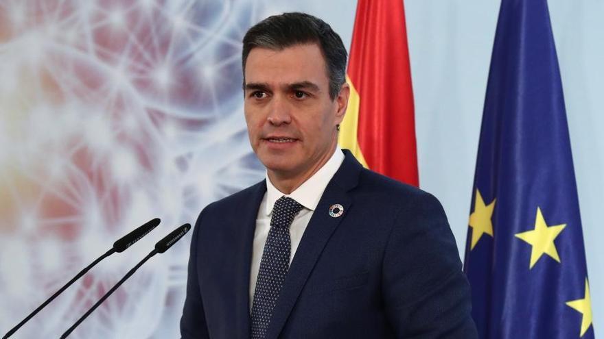 El presidente del Gobierno, Pedro Sánchez