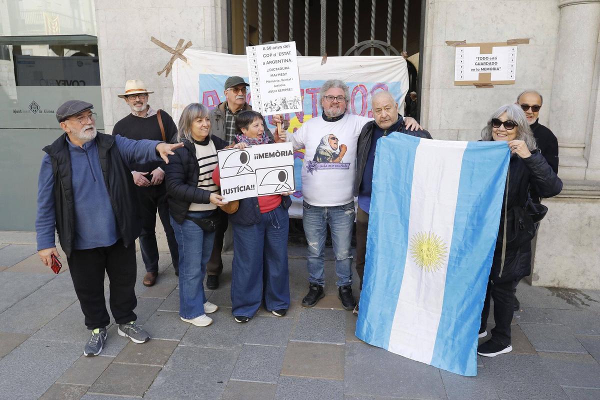 Les imatges de la concentració pels 50 anys del cop d'estat a Argentina