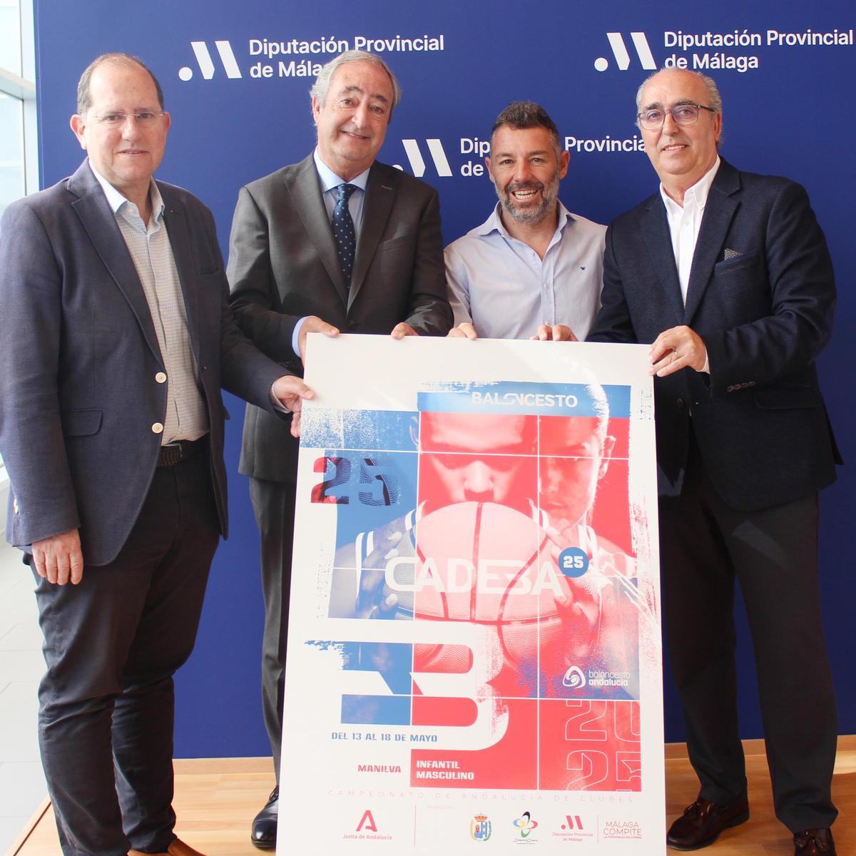 Presentación del CADEBA 2025 infantil masculino que se disputará en Manilva.