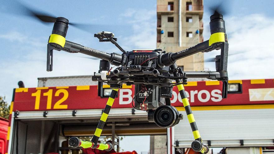 Los bomberos de Alicante incorporan drones en su dispositivo especial contra incendios forestales