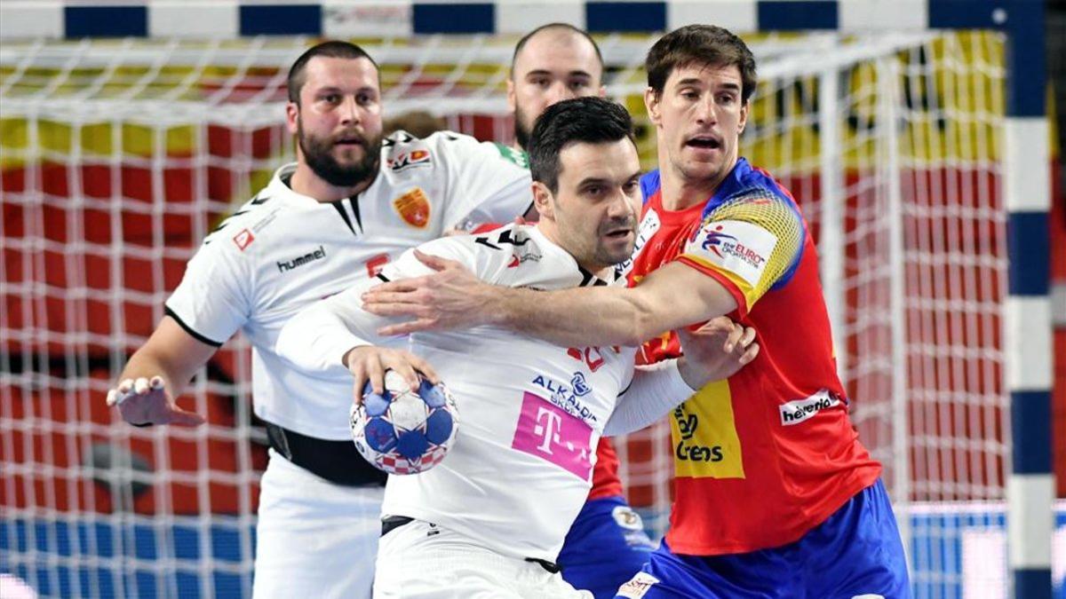 Viran Morros y Kiril Lazarov, cara a cara en el pasado Europeo