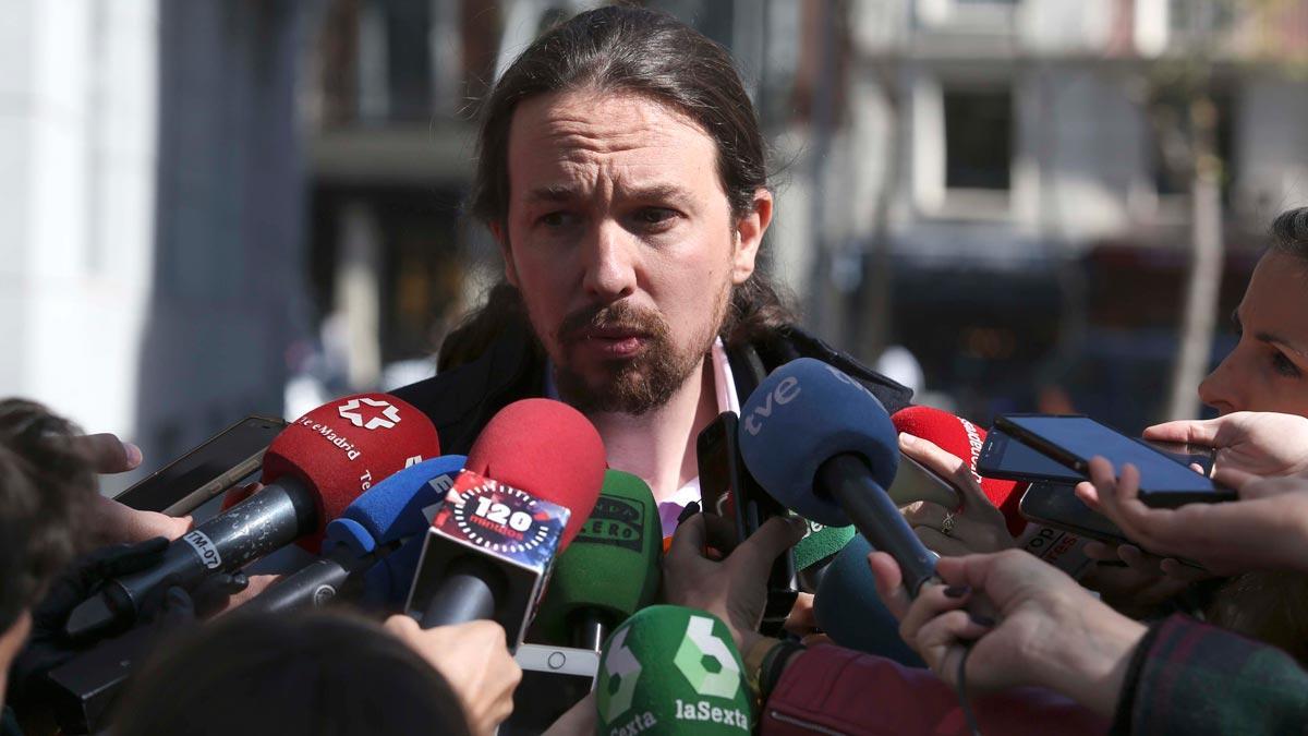 Pablo Iglesias apunta a que el Gobierno del PP ordenó una operación contra Podemos