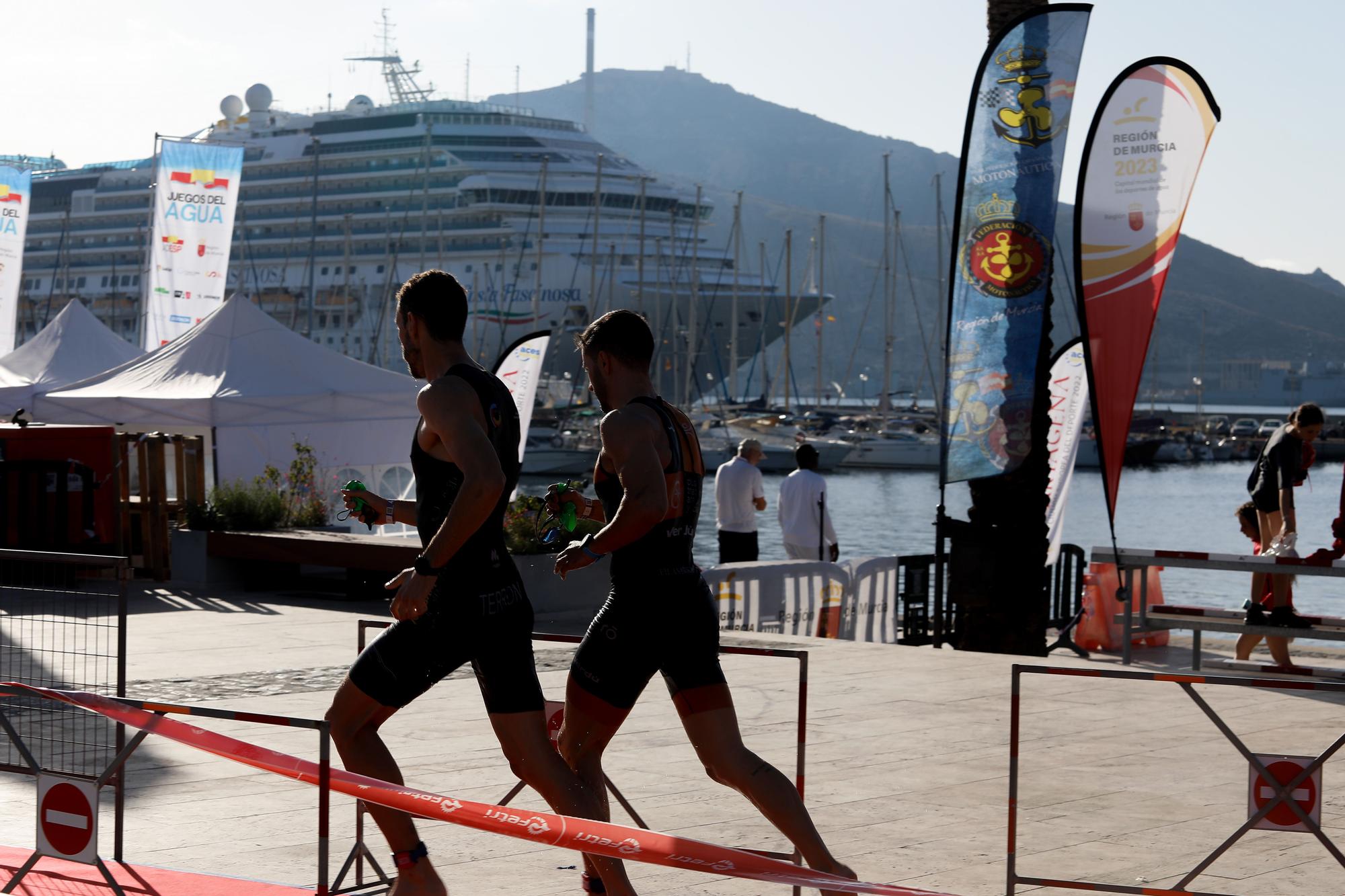 Segunda jornada del Campeonato de España Triatlón Sprinter en Cartagena