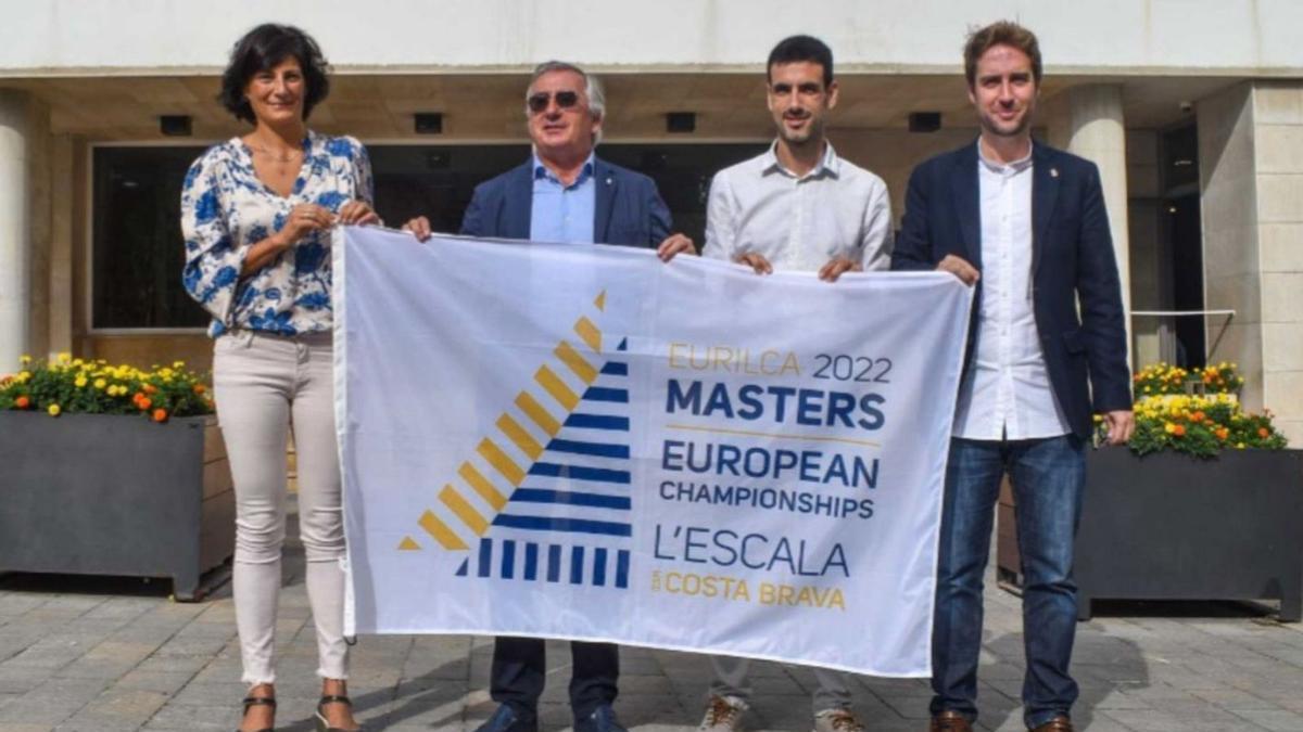 La presentació del Campionat Europeu Màster ILCA de Vela