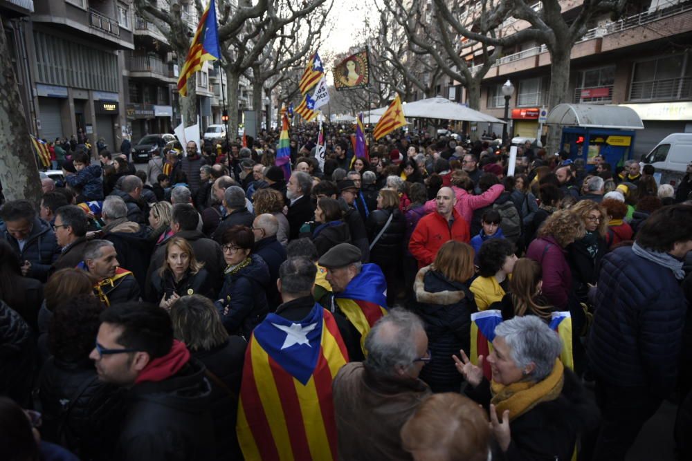 Manifestació del 21-F a Manresa