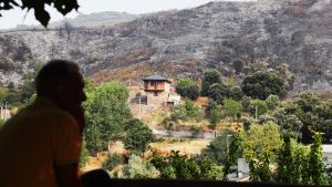 Los bomberos luchan contra 5 incendios en León y evitan que las llamas alcancen el parque natural de Las Médulas