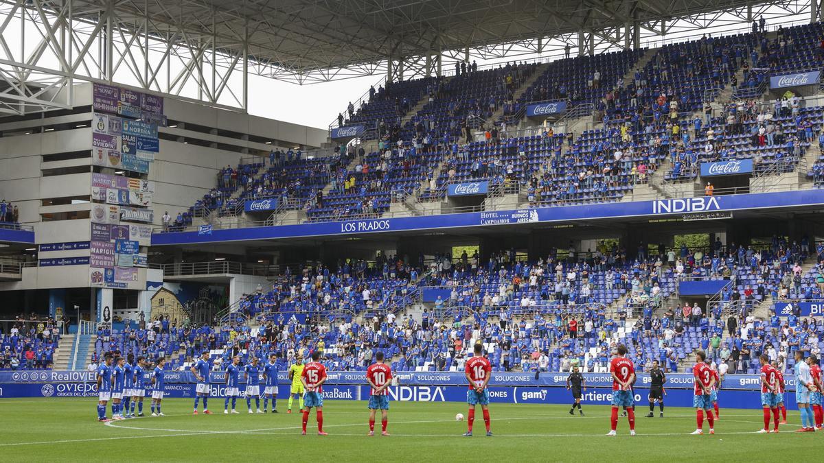 El partido del Real Oviedo, en imágenes