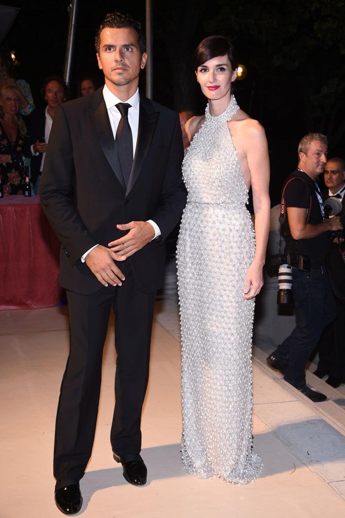 Paz Vega y su marido Orson Salazar, la pareja estrella de la cena de