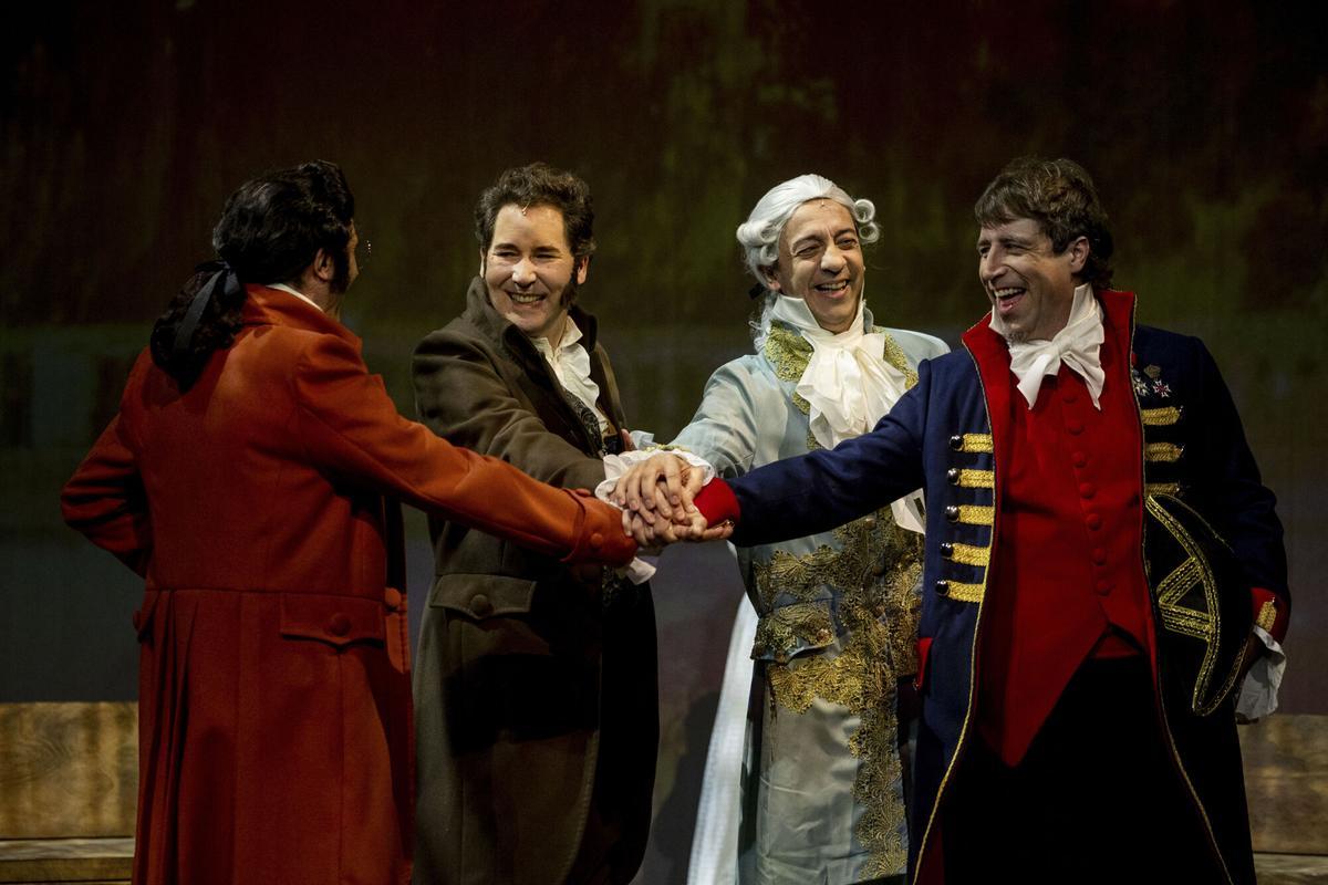 Presentación de 'Goya, melodía de una leyenda', un musical original dedicado al pintor zaragozano, este viernes en el Teatro Tomás y Valiente de Fuenlabrada