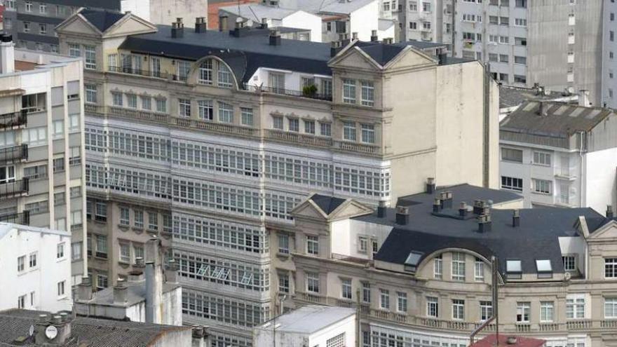 Vista general del edificio Fenosa, en la calle Fernando Macías. víctor echave