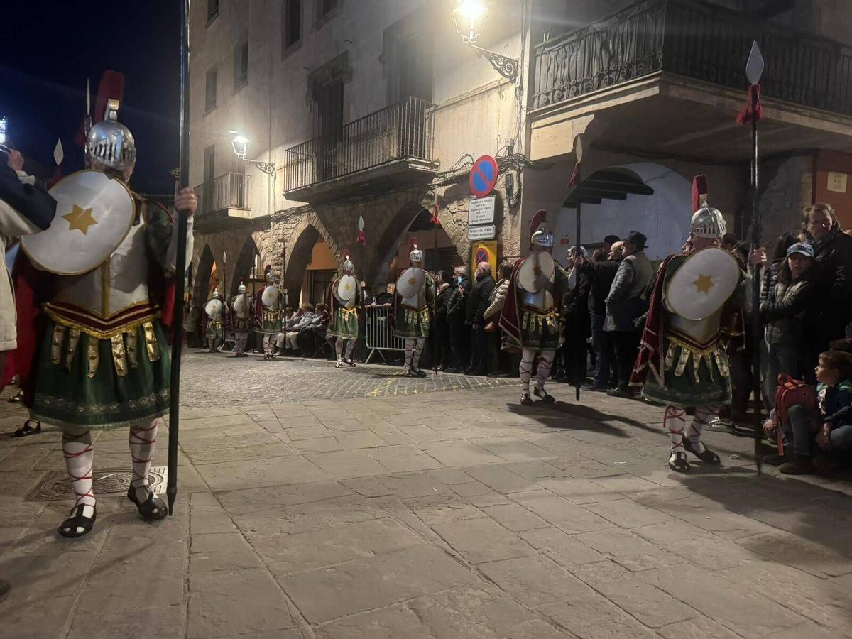 Imatges de la processó de Divendres Sant de Moià