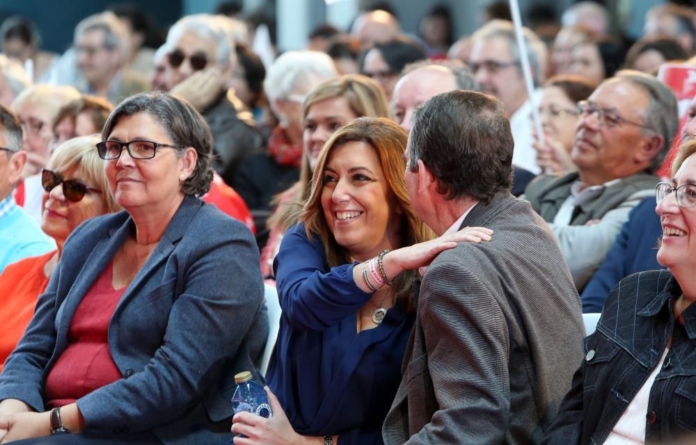 Susana Díaz: "A ganar, por Galicia, por Andalucía y por España"