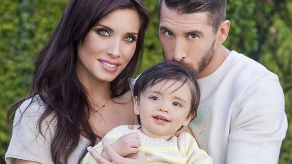 Pilar Rubio, Sergio Ramos y su hijo.