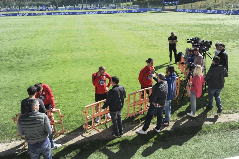 El Deportivo viaja mañana, viernes 14, a Málaga para disputar el sábado el partido de vuelta de las semifinales por el ascenso a LaLiga Santander.