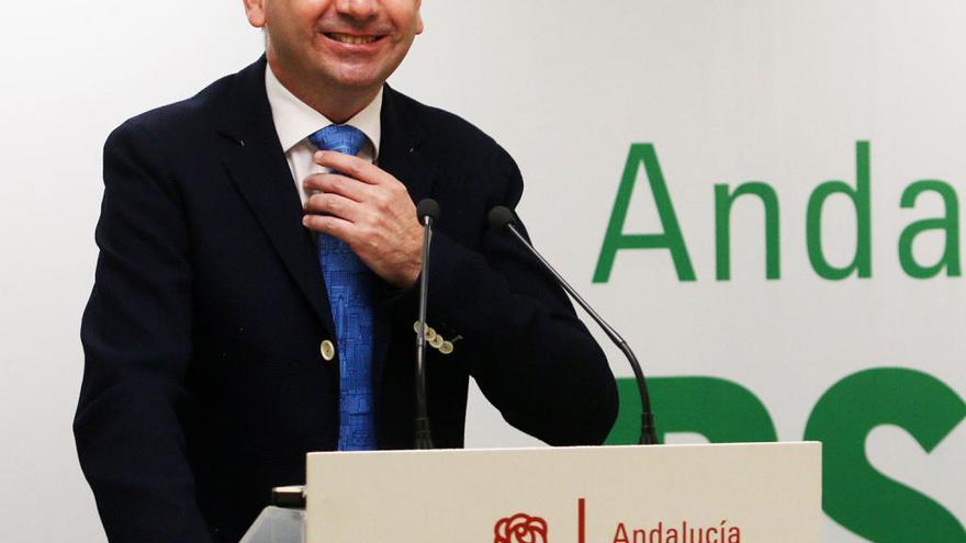 Conejo, durante la rueda de prensa.