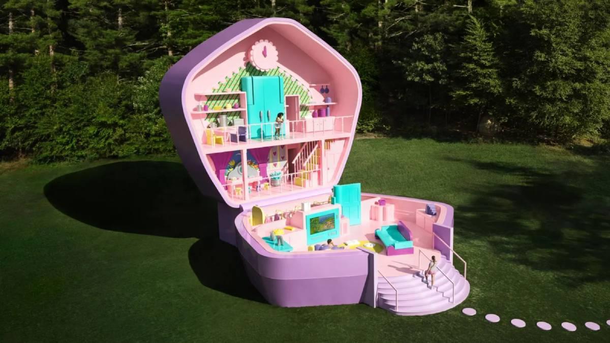 Así es la casa de Polly Pocket a tamaño real en la que te puedes hospedar