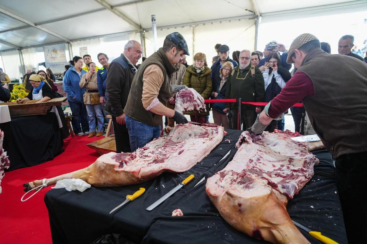 Villanueva de Córdoba revive el ritual de la matanza