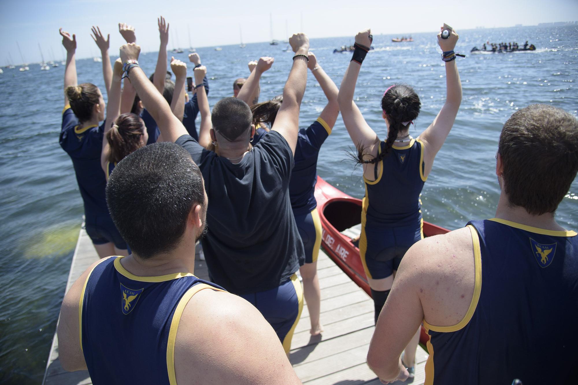 Así ha sido el campeonato de piragüismo Interuniversidad Playa Barnuevo en San Pedro