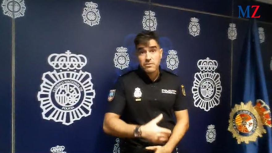 Ángel Ruiz, Chef der Mordkommission der Nationalpolizei auf Mallorca, in einem Video.