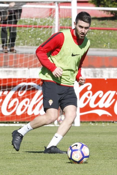 Entrenamiento del Sporting 27/03/2017