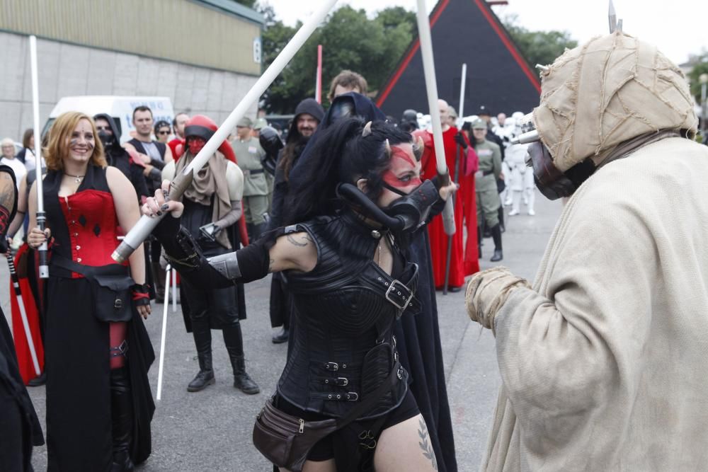 Desfile de "Starwars" en Metrópoli