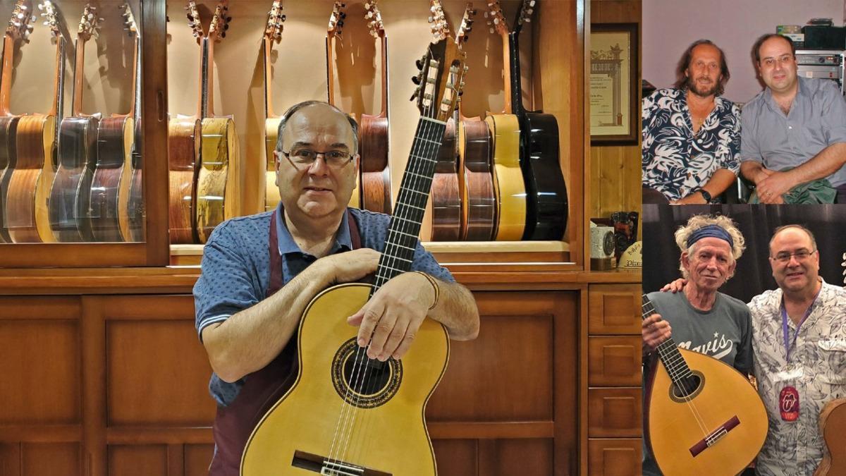 VICENTE CARRILLO LUTHIER | «Al hacer guitarras para los Rolling Stones o Paco de Lucía, sientes algo de miedo»