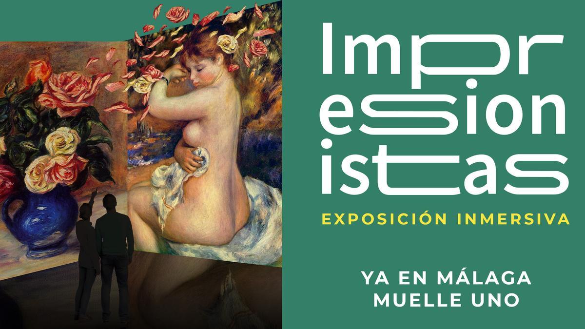 ‘Impresionistas’, de la productora Art Apart, la mayor exposición inmersiva del impresionismo seguirá en Málaga también durante el mes de agosto